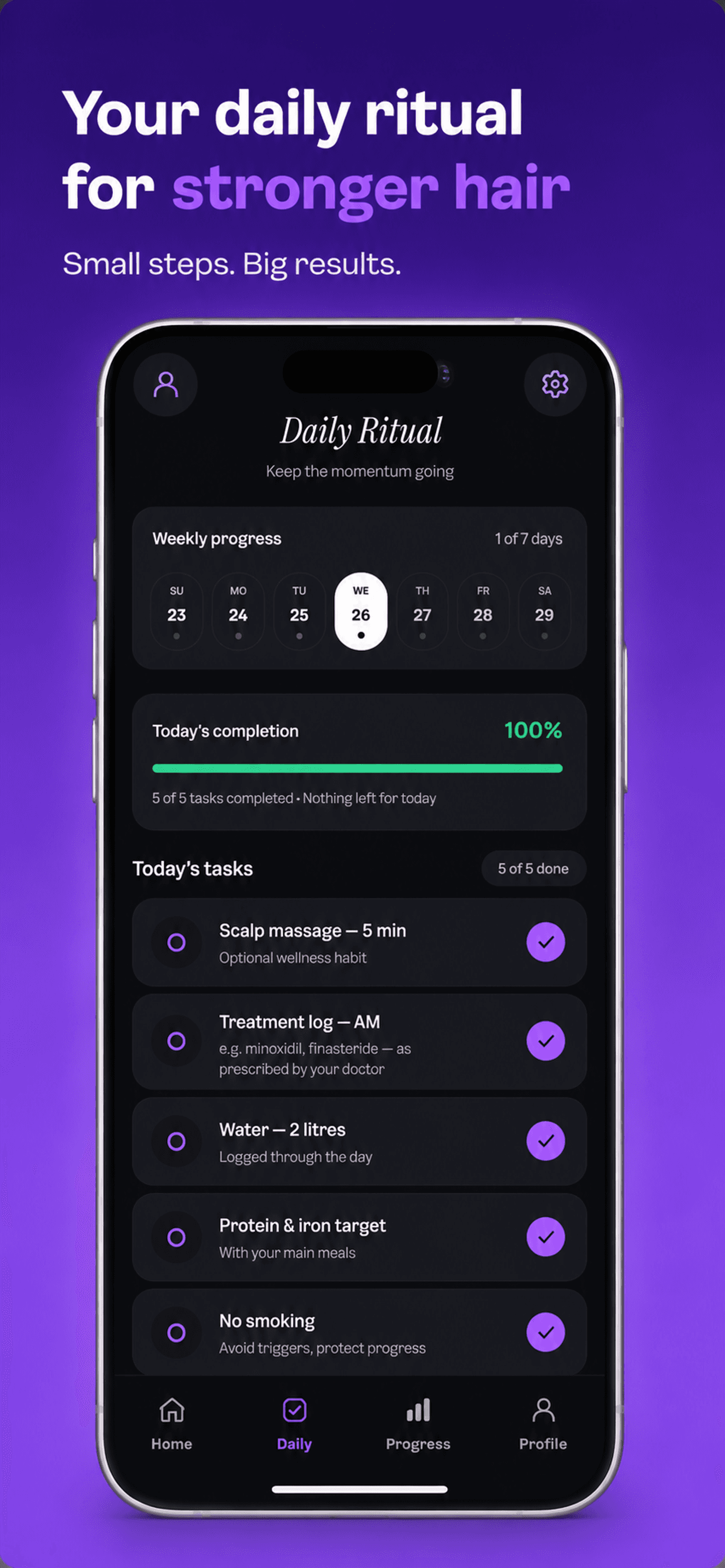 Daily program